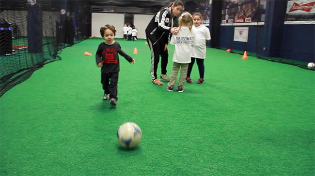 Indoor Soccer Field in Queeens. NYC.
